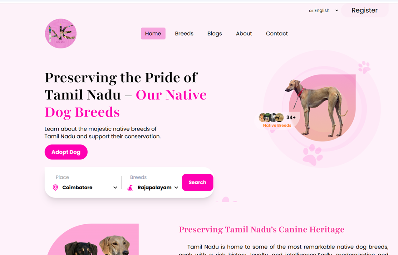 Preserving Tamil Naduโs Native Dog Breeds