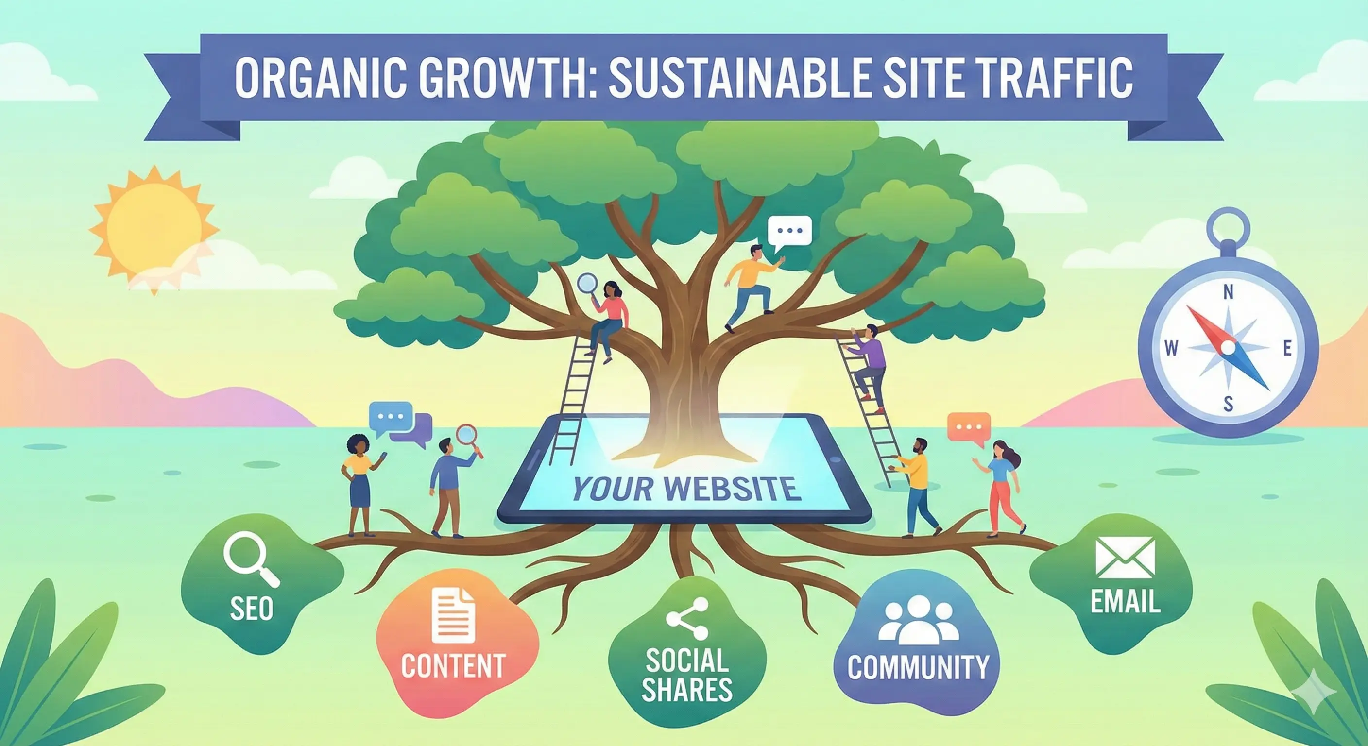 How to Grow Traffic Without Ads: The 2025 Playbook